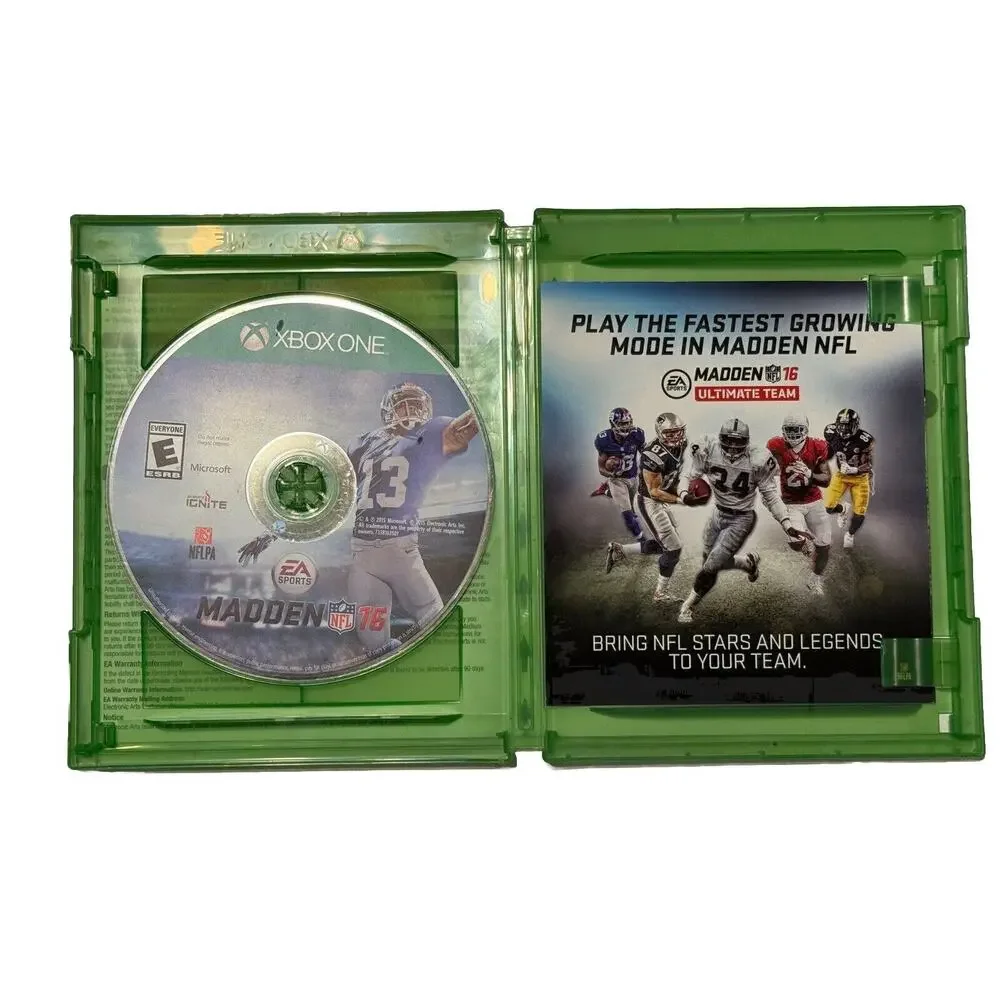 Madden NFL 16 For Xbox One - Used, Excellent Condition